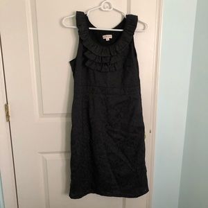 Excellent Condition- Merona black dress w/pattern